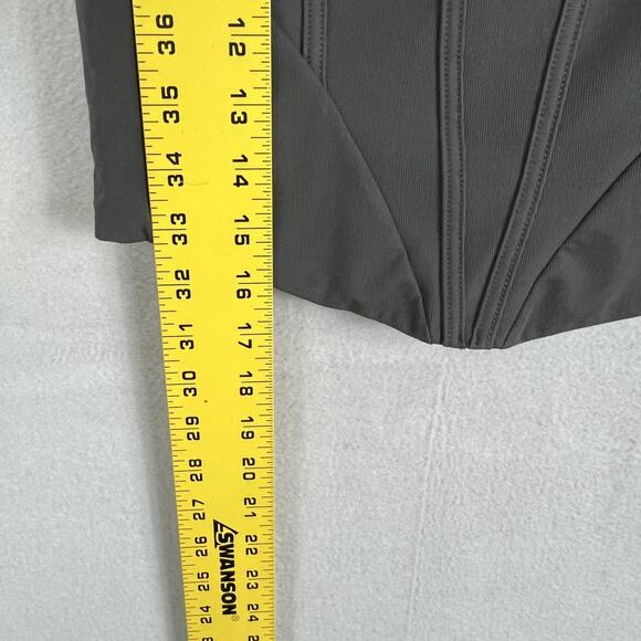 OGL Corset Crop Tank Top Women's XL Gray Pull On - Picture 8 of 9